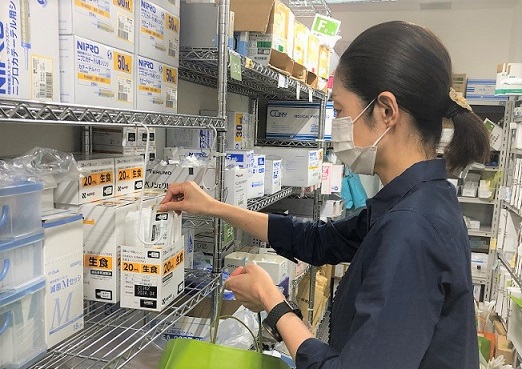 医療事務の業務の様子